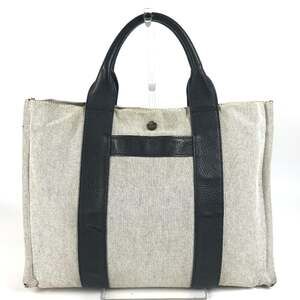 Hermes Sac Harnais Tote Toile And #199316H45B